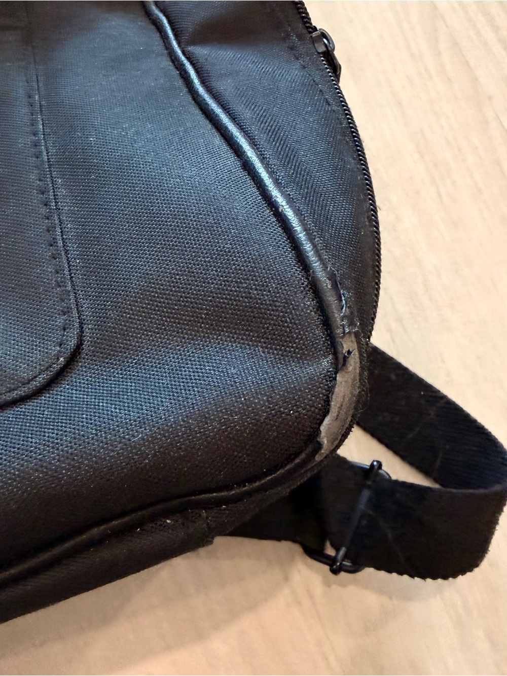 BEIS The Expandable Backpack in Black - Picture 3 of 6